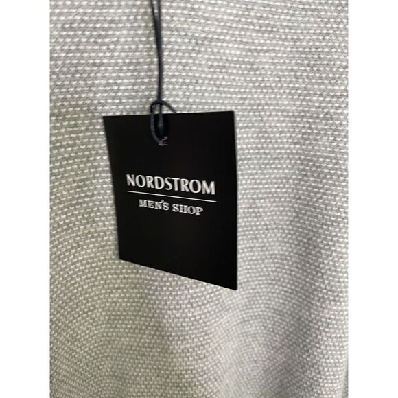 New Nordstrom Sz XXL Sweater Wool Blend Nylon Rayon Crewneck 2XL Gray Mens - Picture 4 of 8